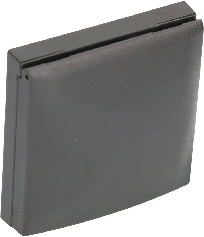 Abdeckrahmen Gr.1 UP mit Klappdeckel Integro anthrazit