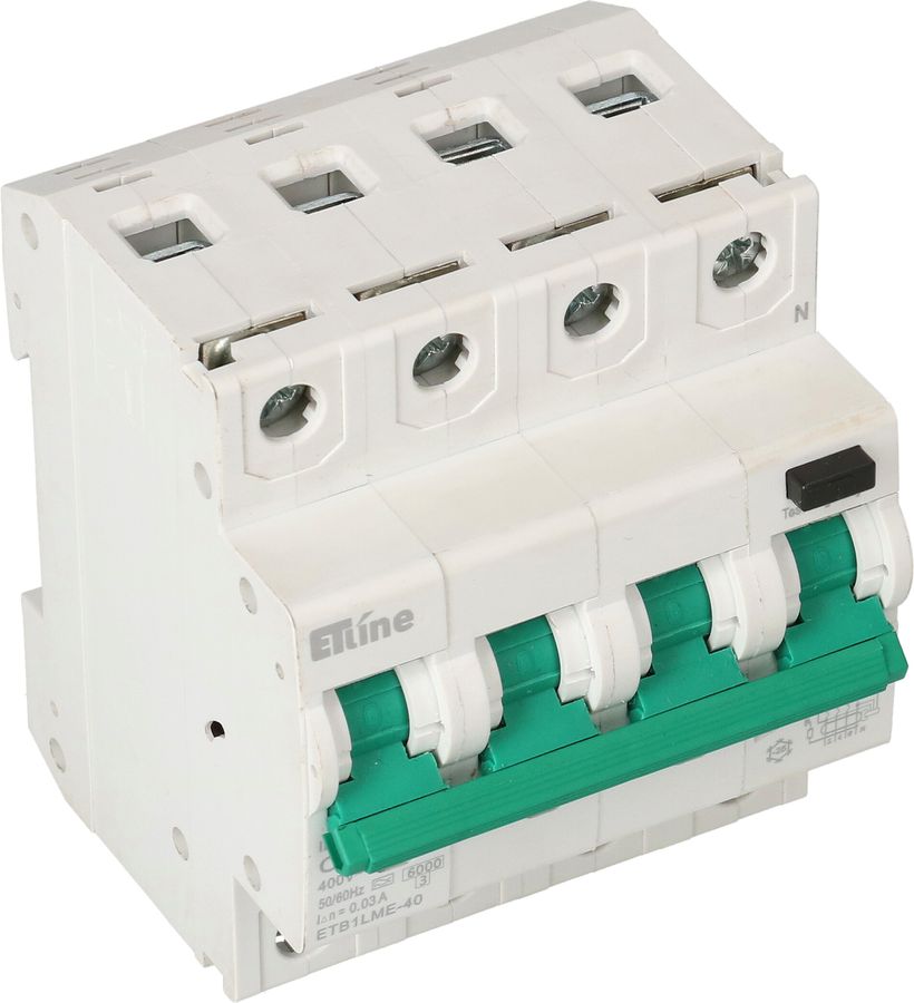 FI/LS disjoncteur différentiel 3P+N C 16A 30mA type A 6kA