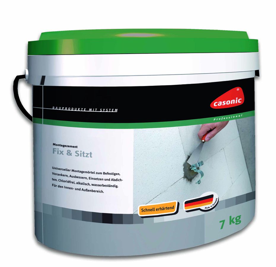 Ciment de montage MZ 1 en seau plastique 15 kg