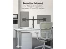 Doppel-Monitorhalterung Fix