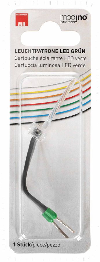 cartouche éclair. LED verte pour interr./bouton et petite comb.