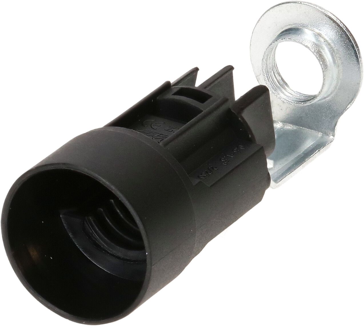 douille E14 bougie M10x1 H=65mm noir