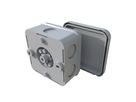 Abzweigdose 80x80x50mm AP leer IP65 grau