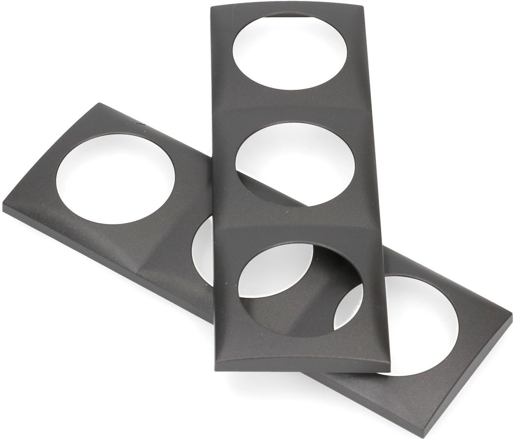 Abdeckrahmen Gr.3x1 UP Integro anthrazit