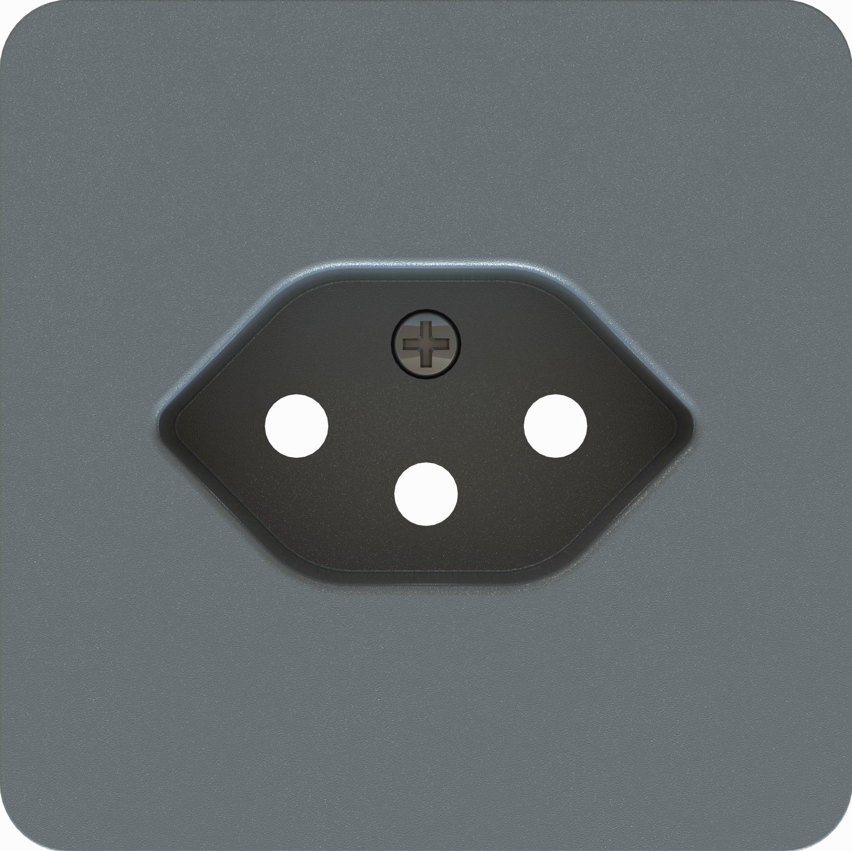 prise 1x type 13 plaque frontale priamos anthracite