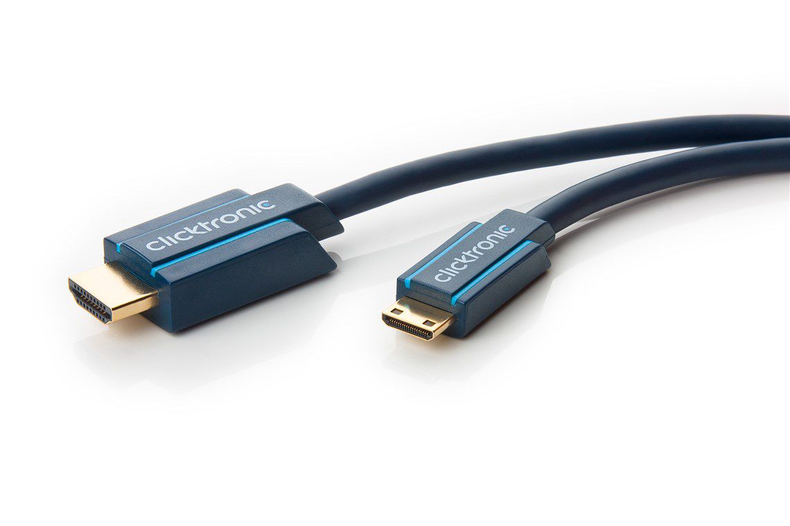 Mini-HDMI câble adaptateur avec Ethernet