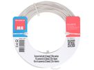 fil sonnerie 0.5mm² 20m blanc