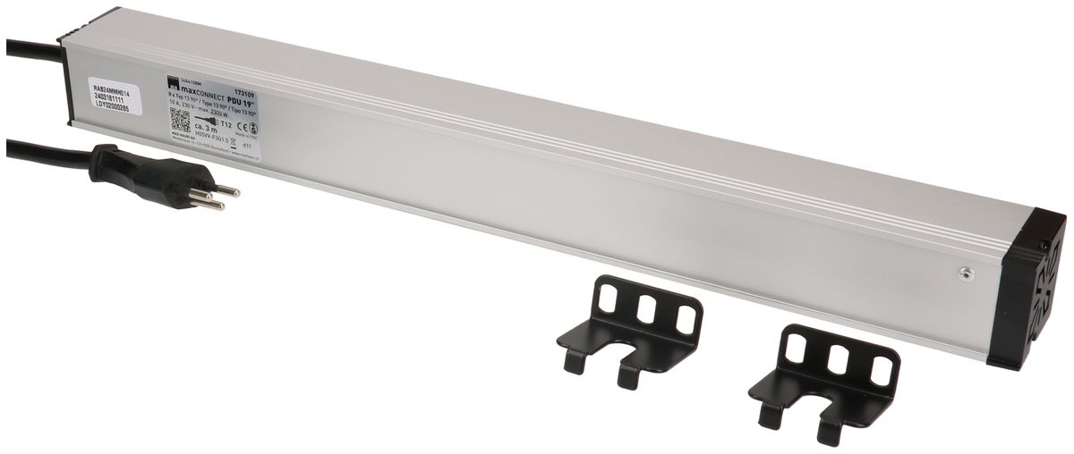 PDU 19 pouce 8x type 13 90° noir 1U