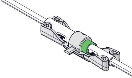 LIBERTY GST08 clip de fermeture pour connecteur blanc