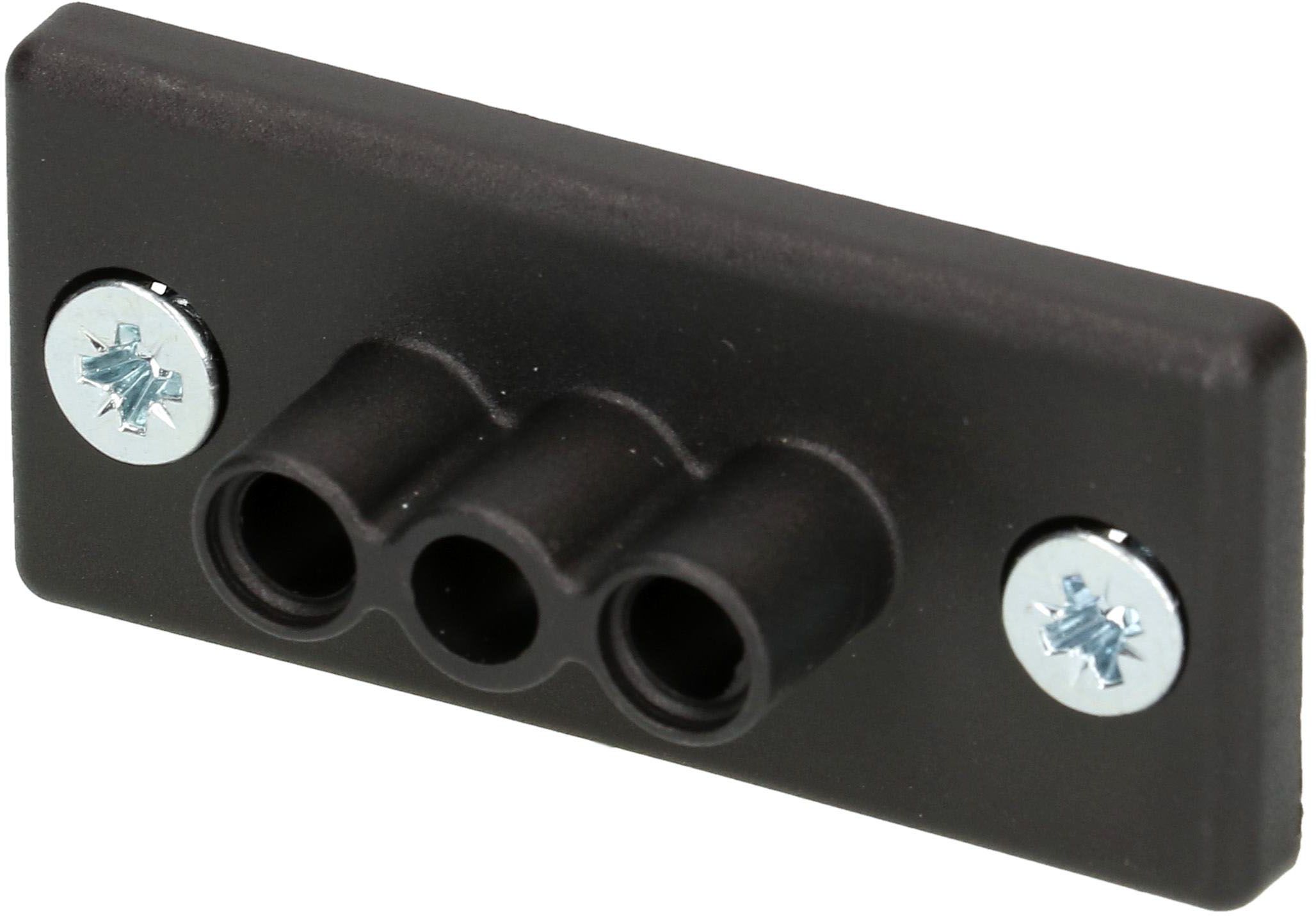 fixation à la table Easy-Desk 2B noir RAL9005