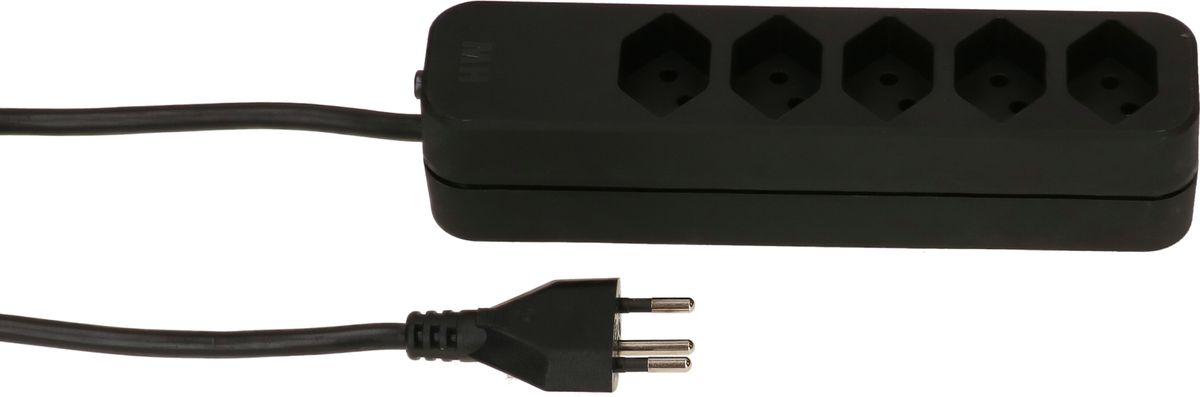 multiprise Swiss Line 5x type 13 noir aimant 5m