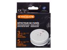 détecteur de fumée EVA033534 avec pile longue durée 5 ans blanc
