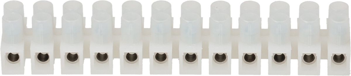 barrete de bornes 230/12 1-2.5mm2 12 pôles naturel