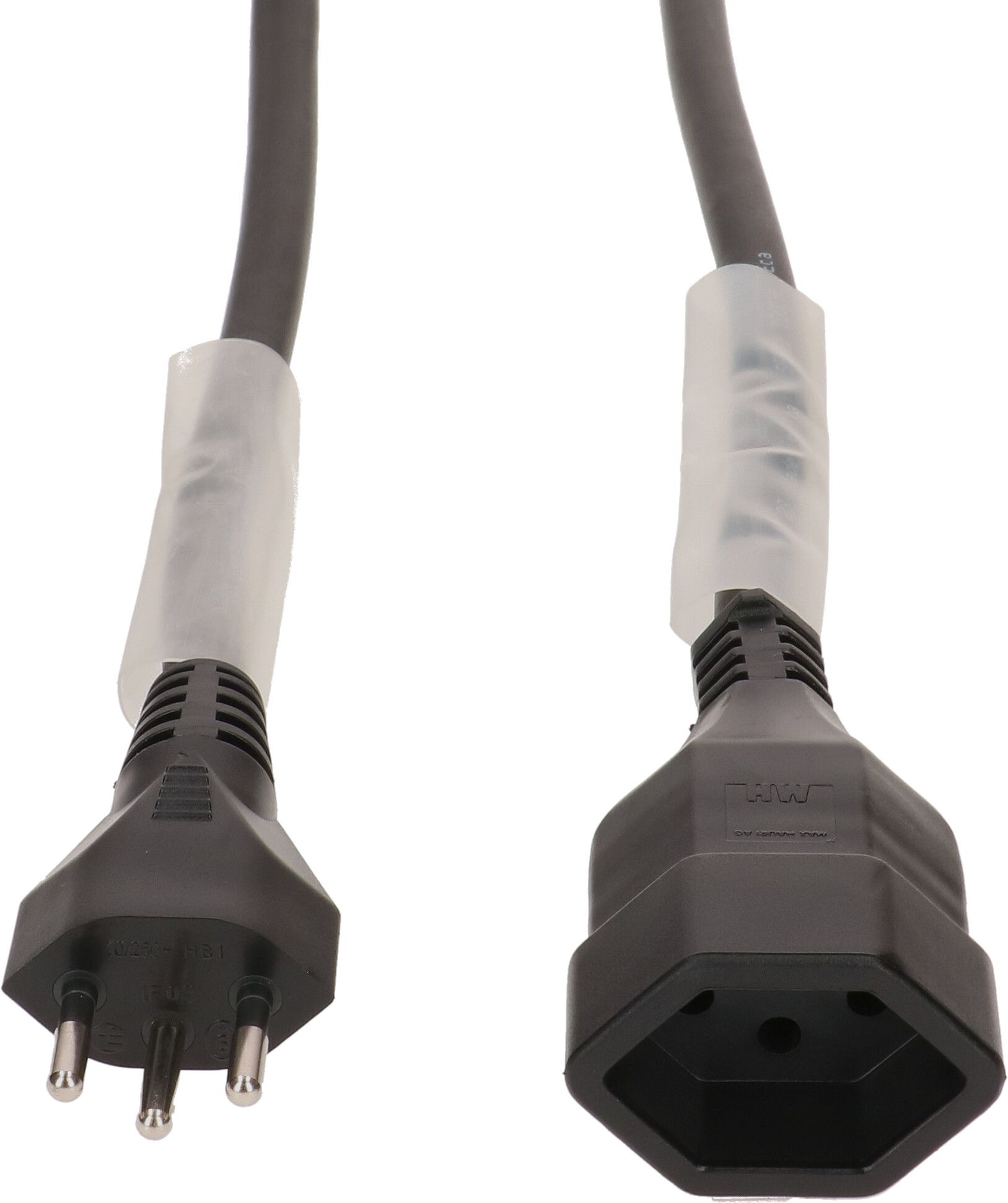 Rallonge GDV H07RN-F3G1.5 20m noir type 12 / type 13