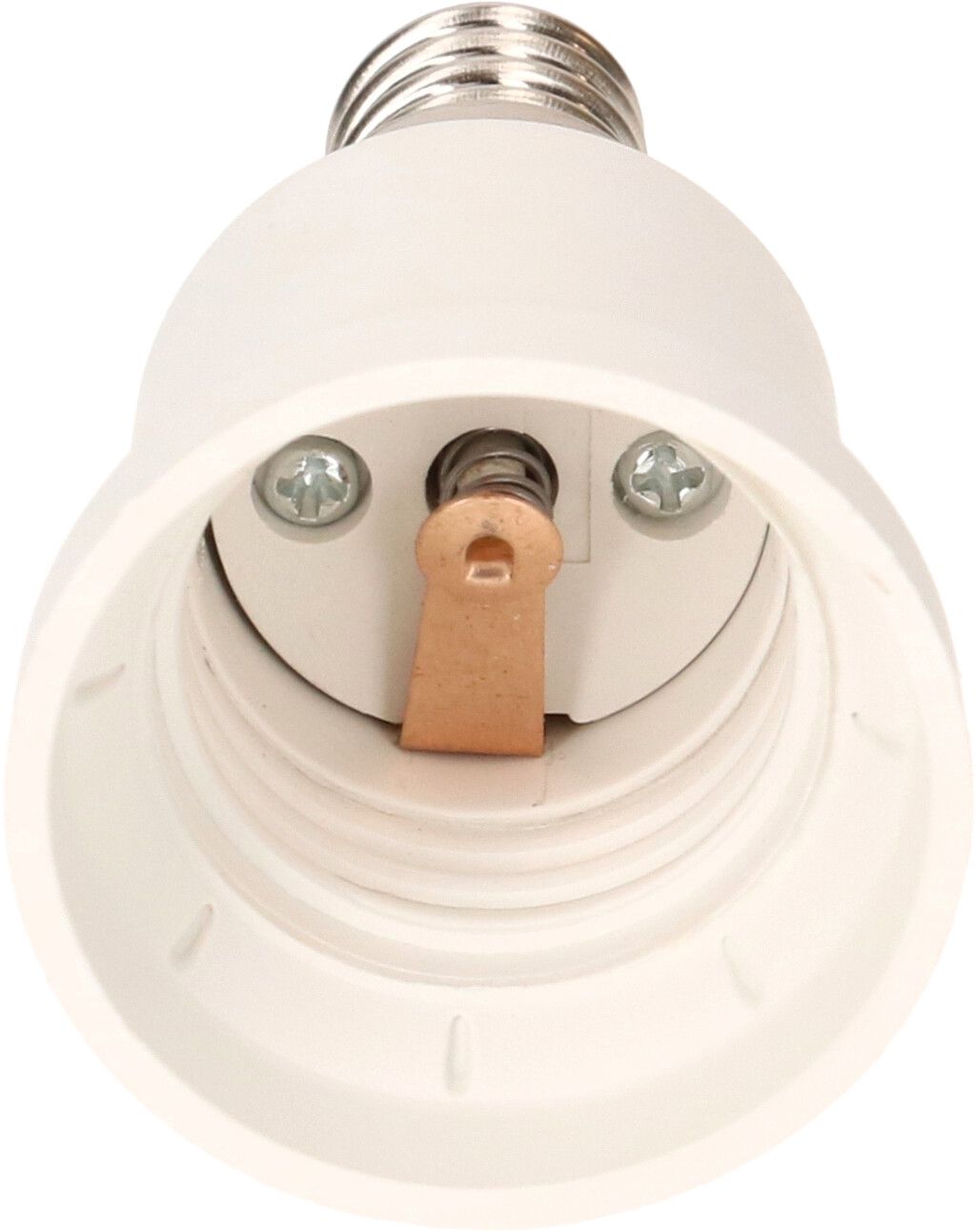 douille d'extension de E14 à E27 blanc