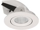 spot encastré à LED TURN Ø92 blanc 3000K 960lm 50°