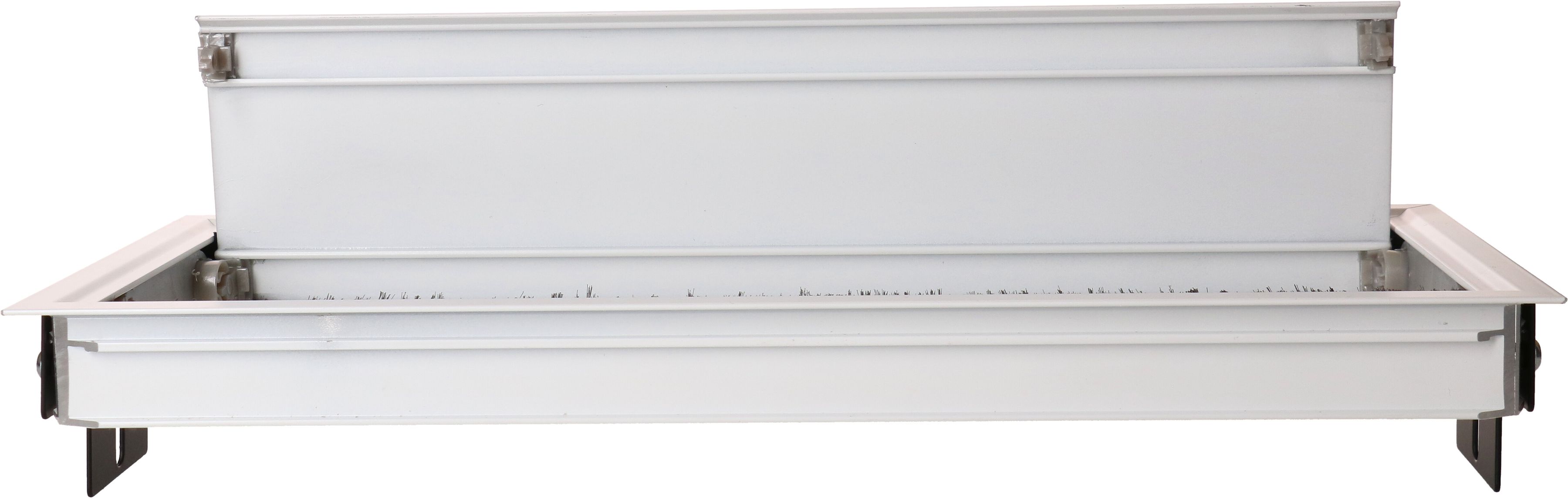 Duo plus Cover Einbaurahmen kurz weiss inkl. Befestigung