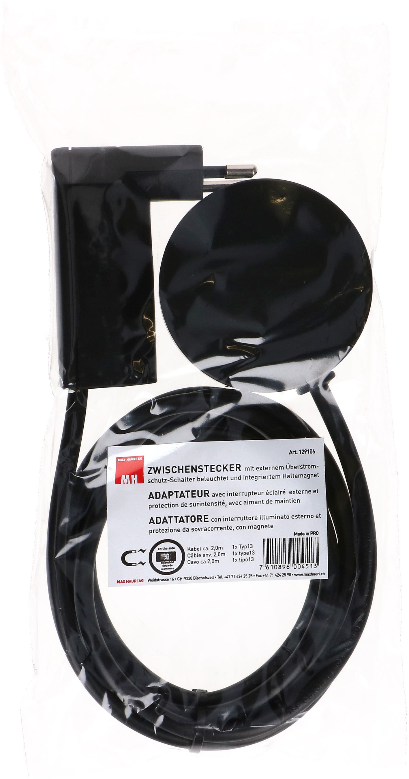 Connecteur intermédiaire type 12 type / type 13, nr, avec interr.