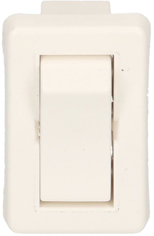 Wippschalter 1-polig AUS 2A weiss