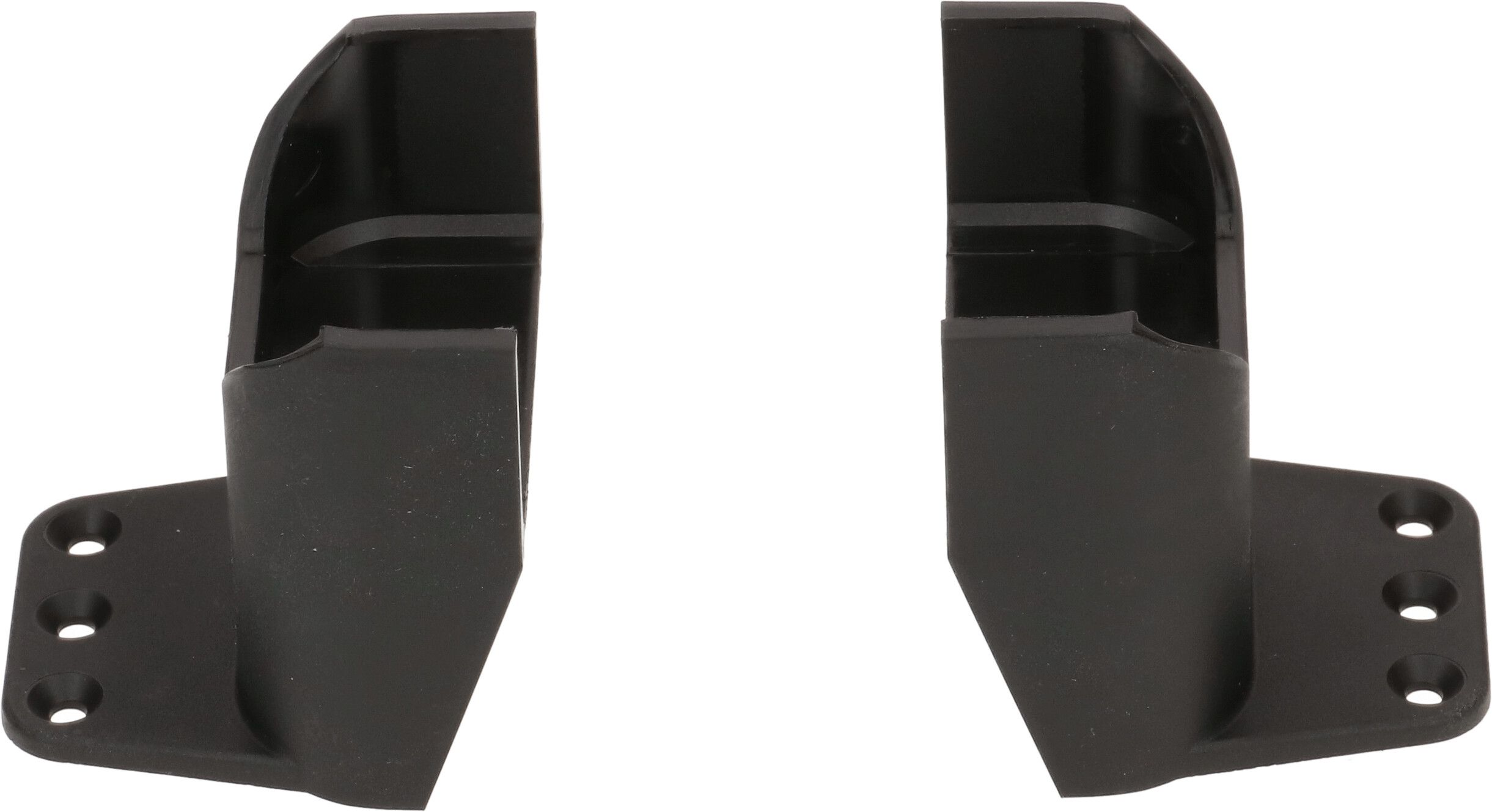 Set de supports à visser noir accroît pour multiprise Swiss Line