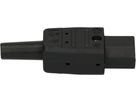 prise de connecteur type C15 3 pôles noir