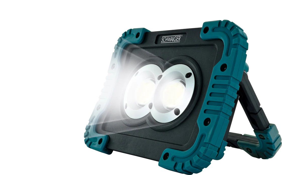 projecteur de travail LED 2x 10W fonctionnement batterie nr/bl