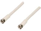 câble de raccordement SAT 90dB 3m blanc