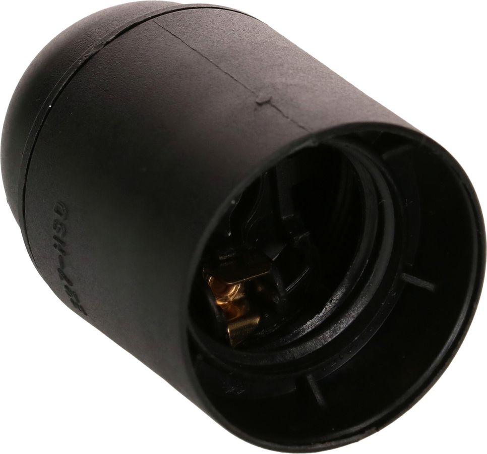 douille E27 manteau lisse M10x1 noir