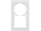 Abdeckrahmen Gr.2x1 60x60 UP inkl. Designprofil priamos weiss