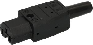 prise de connecteur type C15 3 pôles noir