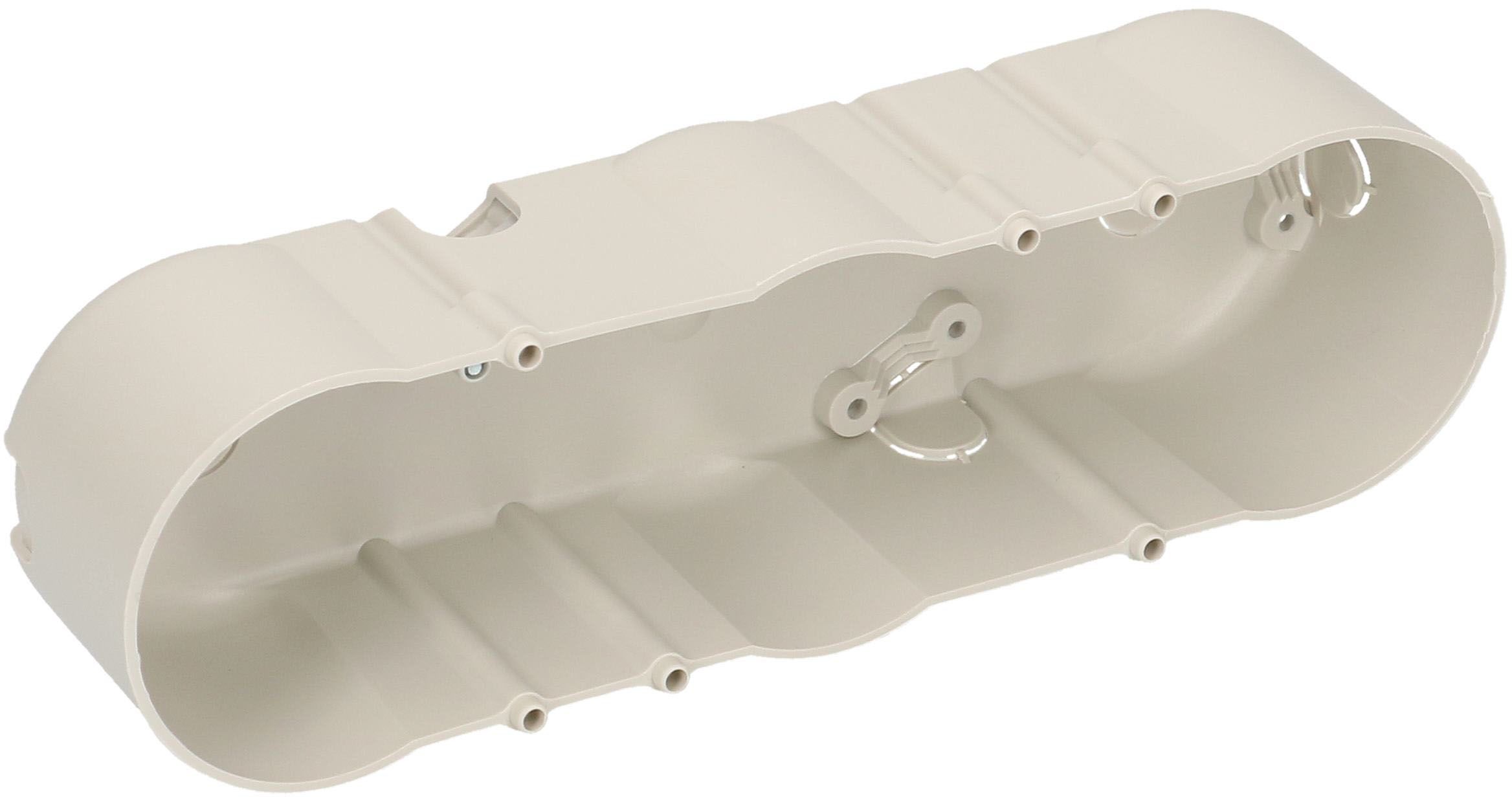 boîte de protection contre le toucher ta.3x1 Integro gris