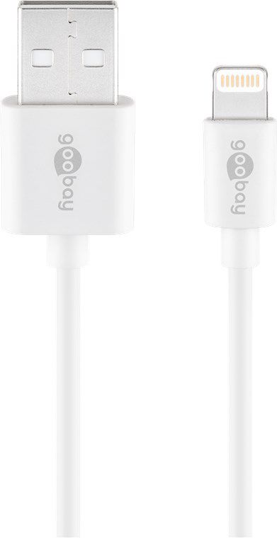 câble de recharge Lightning vers USB-A 2m blanc