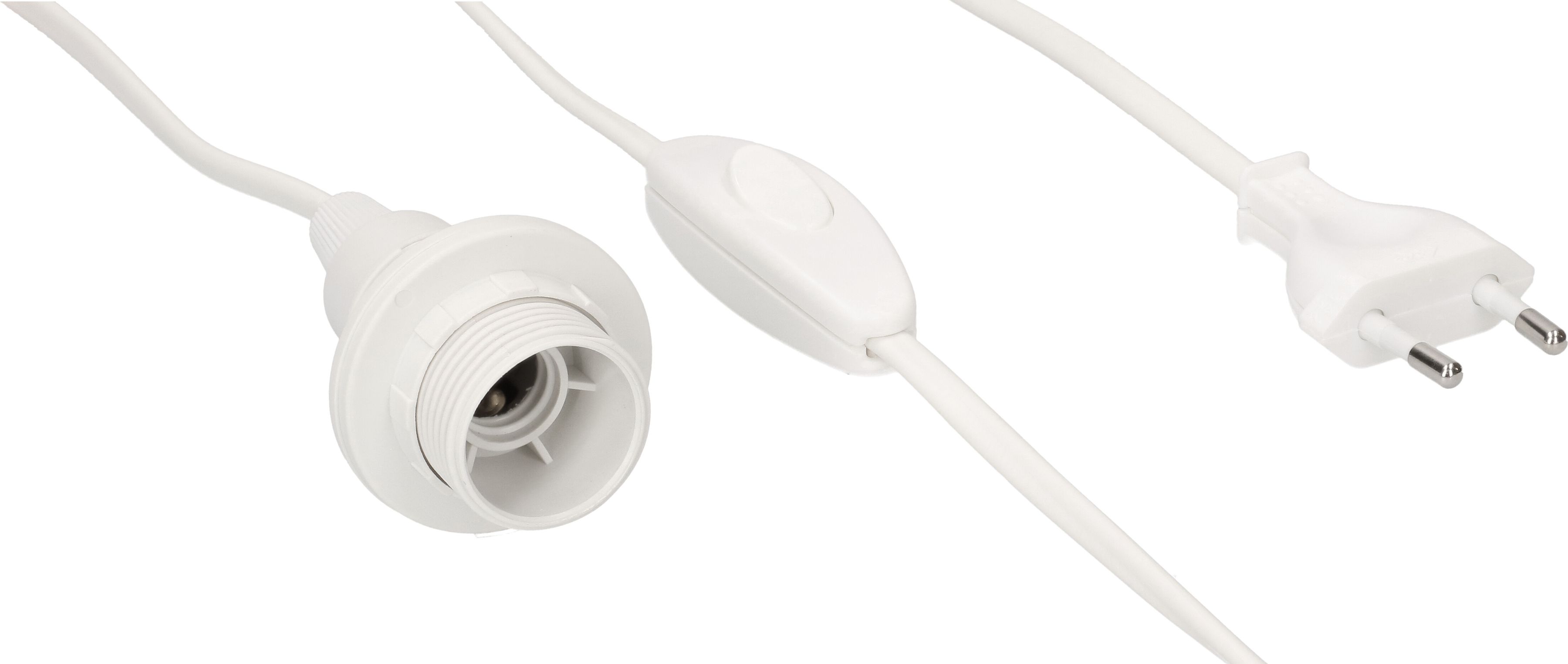 garniture d'éclairage E14 blanc L=1.5m