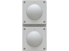 combinaison interrupteur s3 / s3 ta.2x1 ENC exo IP55 gris clair