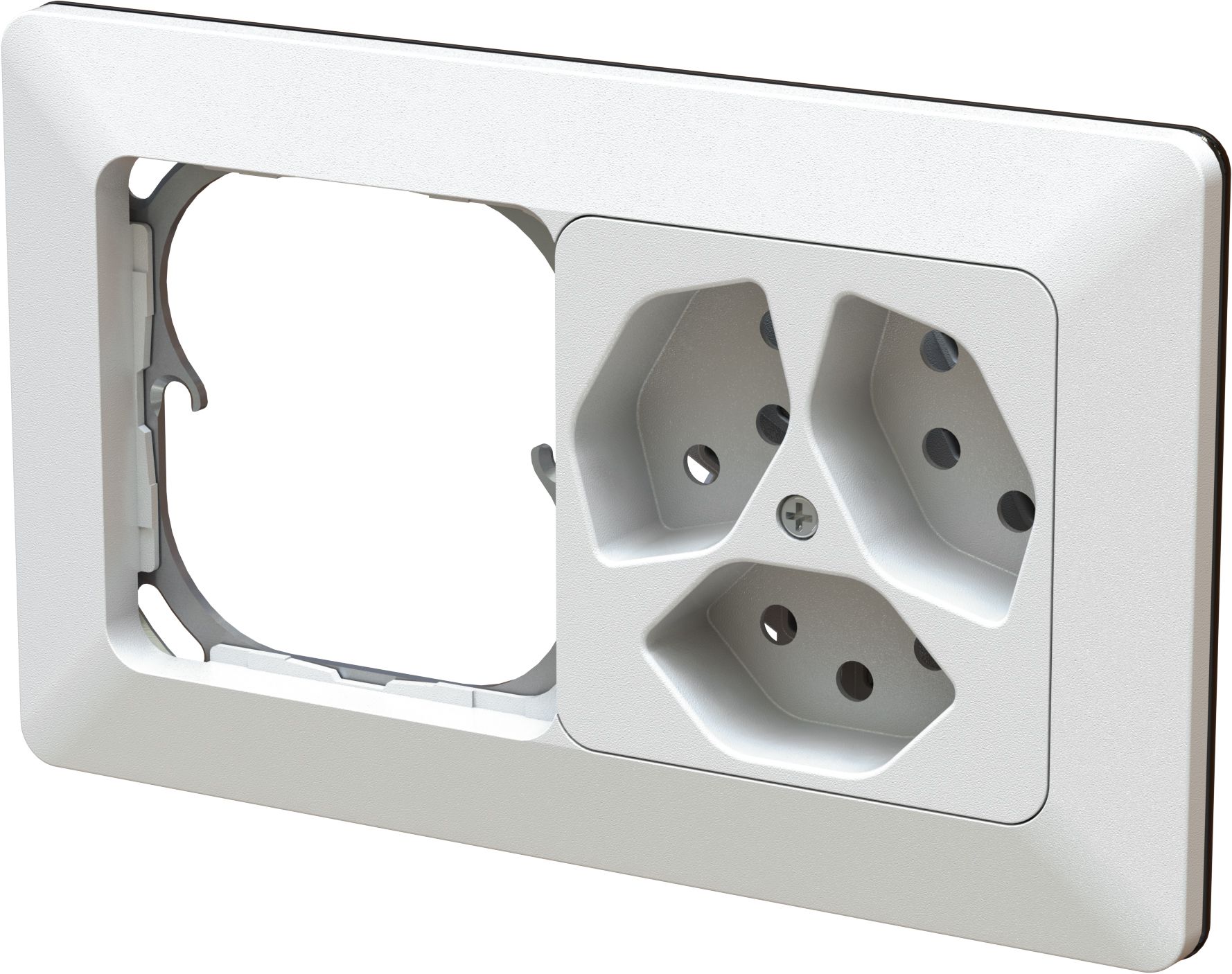 Kombination leer / 3x Typ 13 Gr.1x2 UP priamos weiss