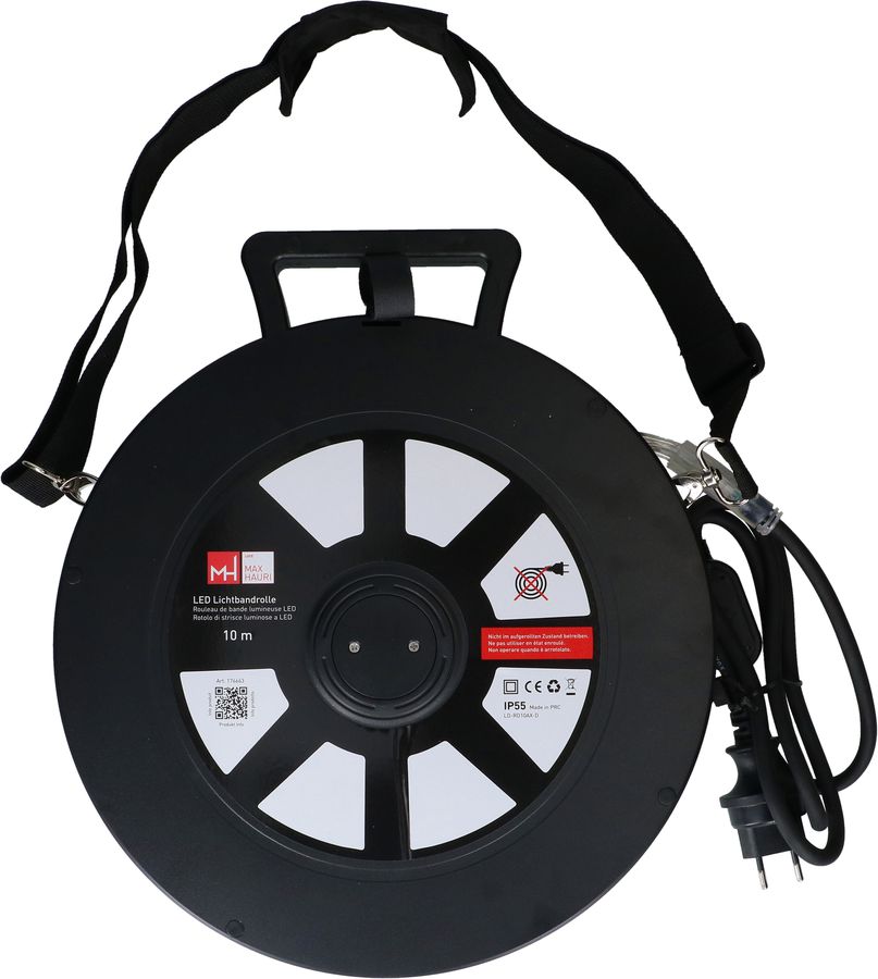 LED Lichtbandrolle 10m 2-seitig 360° 4000K 8600lm IP55