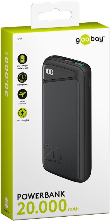Powerbank 20000mAh QC/PD