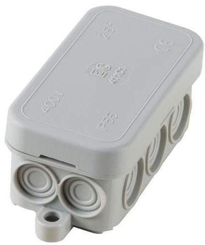 boîte de dérivation 71x33x30mm AP vide +membranes d'étan. IP55 gr