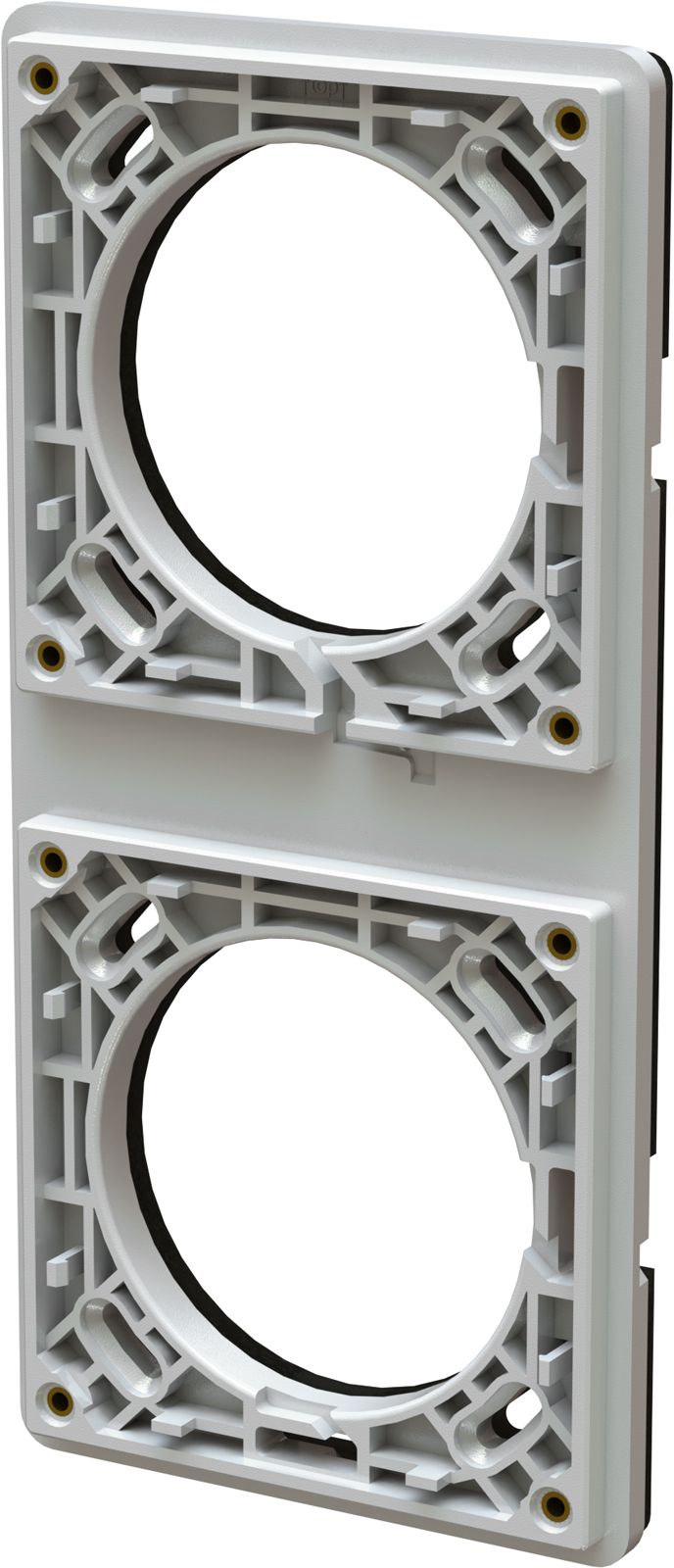 Befestigungsrahmen Gr.1x2/2x1 UP exo IP55 lichtgrau