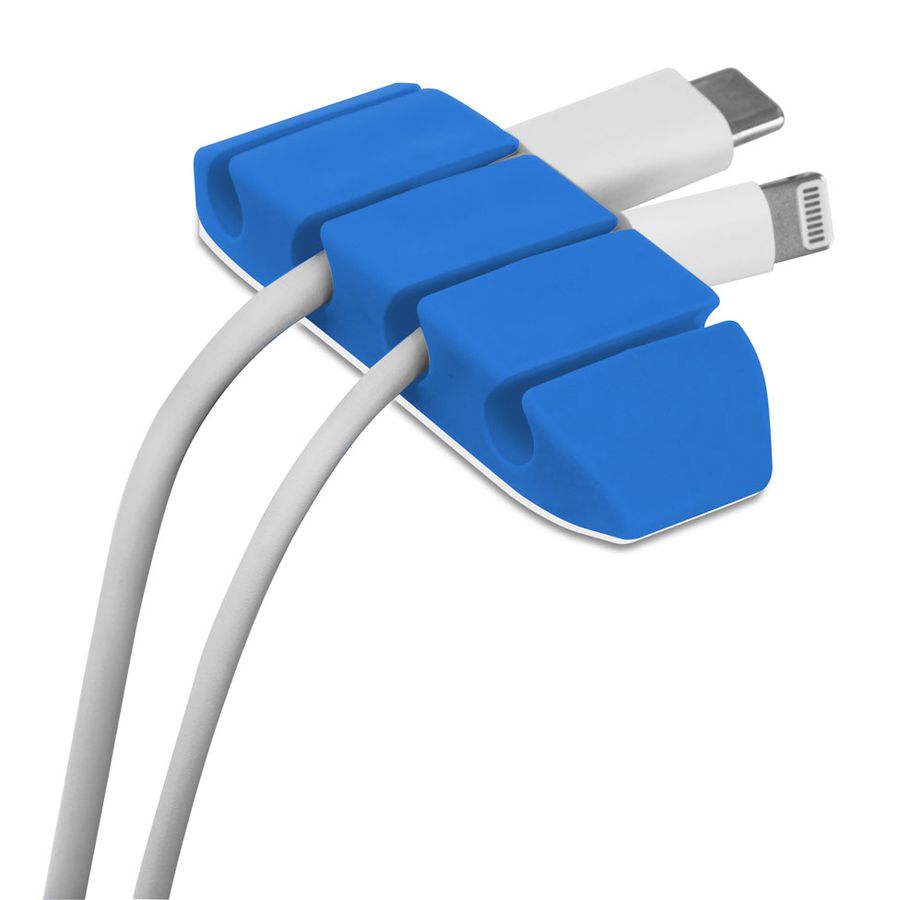 Kabelhalter-Set assortiert 1x grün 1x rot 1x blau