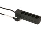 [d] Steckdosenleiste Swiss Line 5x Typ13 schwarz