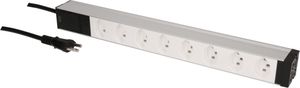 PDU 19 pouce 8x type 23 blanc 1U