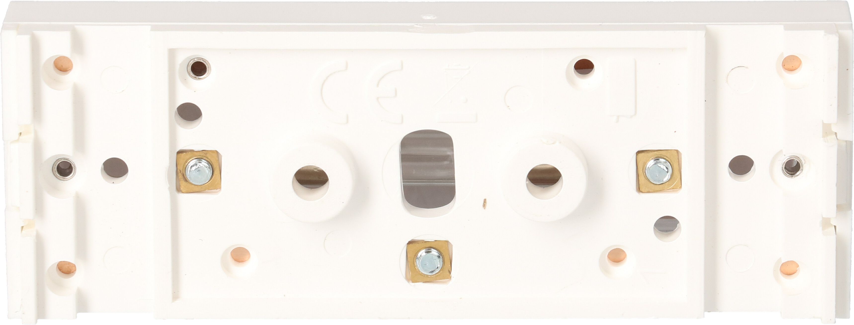 bouton-poussoir de sonnette blanc