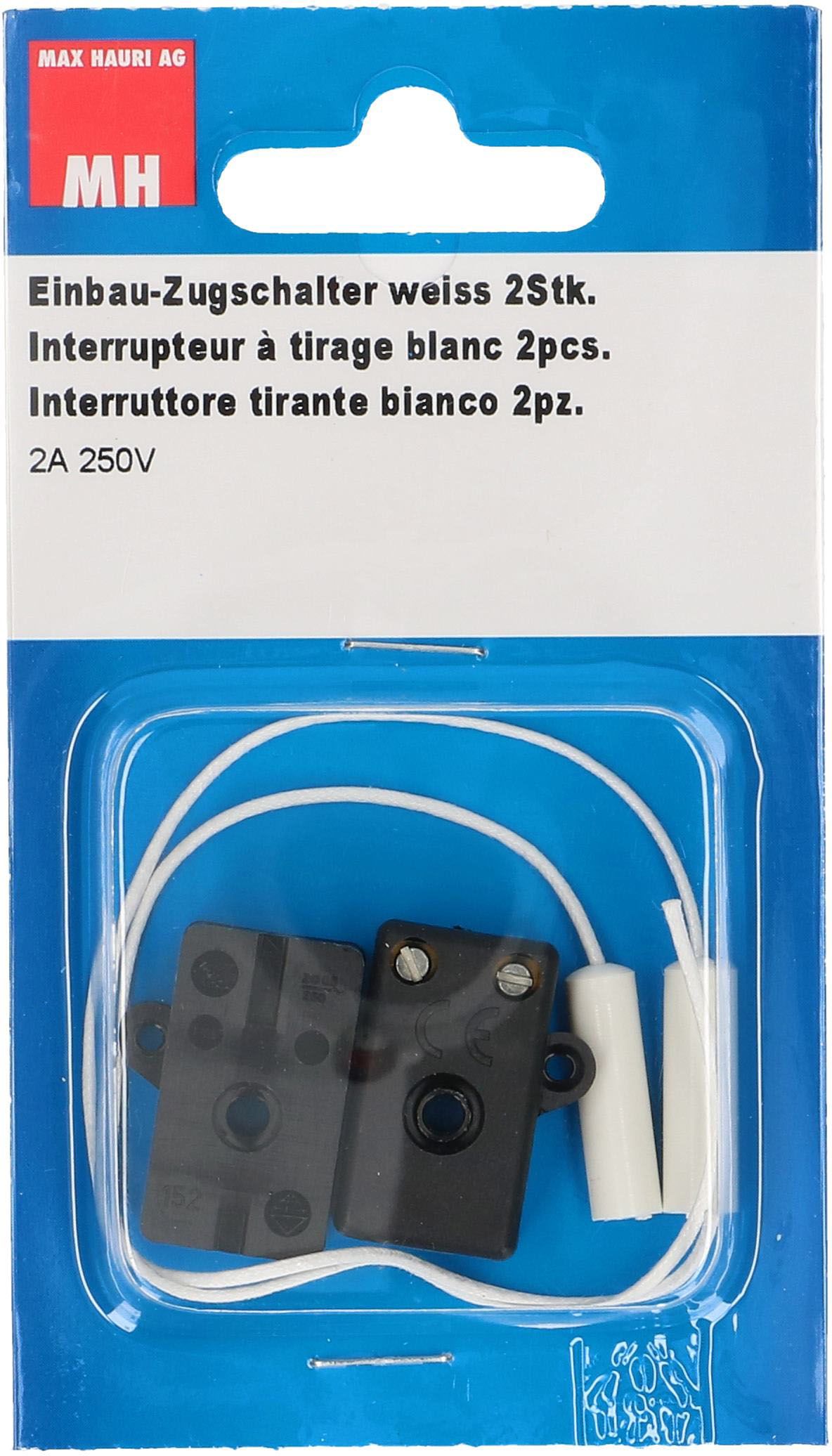 Interrupteur à tirage 2A 250V   2 pcs.