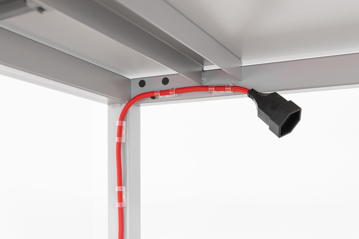 kit de clips pour câbles 8mm transparent