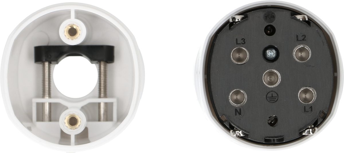 prise TH type 15 5 pôles blanc