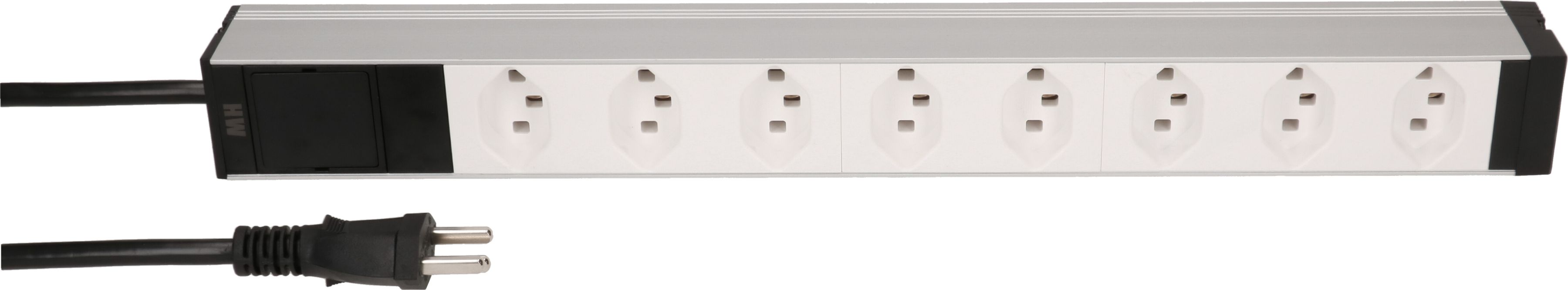 PDU 19 pouce 8x type 23 blanc 1U