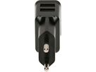 adaptateur de charge USB 2x USB-A 12W noir