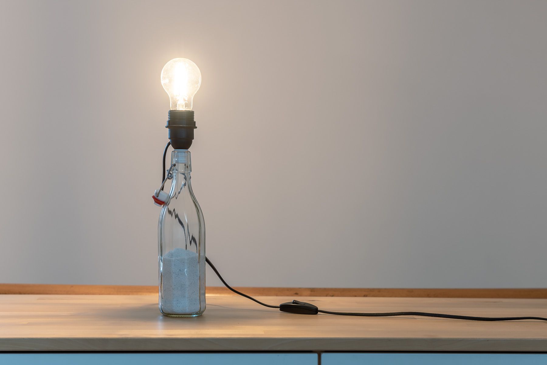 cordon de bouteille E27 noir L=1.5m