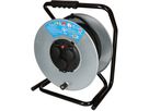 enrouleur de câble en acier IP55 3x type 13 50m noir acier